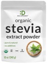 Organic Stevia Extract Powder, 12oz – Natural Sweetener & Sugar Substitute – Pure Stevia Leaf – Great for Cooking, Baking, or Drinks – No Erythritol or Additives – Non-GMO, Sugar Free, Zero Calorie