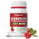 30-Day Supply Berberine with Ceylon Cinnamon, 500mg Berberine Supplement for Blood Sugar Support, Metabolism*, Gluten-Free, Non-GMO & Vegan, 60 Capsules