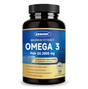 ZEBORA Omega 3 Fish Oil 2000mg - EPA & DHA Supplement with CoQ10 & Taurine - Easy to Absorb Re-esterified Triglyceride(rTG) Form - Support Heart & Immune Health, 120 Softgels