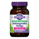 Oregon's Wild Harvest Ashwagandha Ginkgo Organic Non-GMO Herbal Supplements Vegan Plant sourced Capsules | Support for Calm and Relaxed Mind, 90 Count