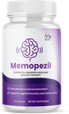 Memopezil Capsules, Memo Pezil Brain Supplement Pills with Advanced Maximum Strength Formula, Mental Clarity, Health & Wellness Support, Focus Attention Sharp Memory Calm Mind Mood (60 Capsules)