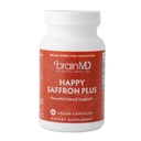 BRAINMD Dr Amen Happy Saffron Plus - 90 Capsules - with Saffron Flower Extract, Curcumin & Zinc - Vegan, Gluten Free - 30 Servings