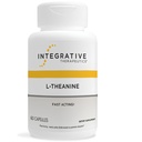 Integrative Therapeutics L-Theanine - Amino Acid Supplement for Stress & Relaxation Support* - Vegan, Gluten-Free & Dairy-Free - Third-Party Tested - 60 Capsules (30 Servings)