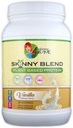 Skinny Jane Skinny Blend ← Mejor Tasting Plant Based Protein Shake ← Vegan Powder ← Low Carbs Keto Friendly ← Non GMO Silencio No Soy, Gluten, Dairy y Egg Gratis BCAAs (2 Libra, Vanilla)