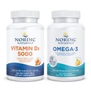Nordic Naturals Cognitive and Bone Density Starter Pack - Omega-3 Vitamin D3 1000, Orange