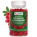 Yum-V’s Probiotics for Women Gummies with Cranberry – 5 Billion CFU, 11-Strain Probiotic with Prebiotic Fiber, Cranberry Extract & D-Mannose – Supports Digestive, Vaginal & Urinary Health (60 Count)