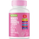 Viteey 14in1 FemDefend Womans Vaginal Probiotic with Prebiotic Capsule Blend 60 Count 1 Pack