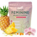 Women’s Probiotic Gummies – Vaginal & Gut Health Support with Prebiotics – 5 Billion CFU, Pineapple Flavor, 60 Count, Non-GMO & Gluten Free