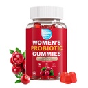 Probiotic for Women Gummies,Feminine Balance Gummies, -1200 Billion Compound, Digestive & Immune Support, Supports Vaginal Health Prebiotics, Natural Cranberry Flavor, Vegan, 60 Gummies
