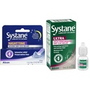 Systane Nighttime Lubricant Eye Ointment 3.5g Tube & Ultra Lubricant Eye Drops,0.14 Fl Oz (Pack of 1)