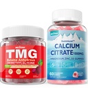 Calcium Citrate, TMG Supplements Gummies, 4Pack