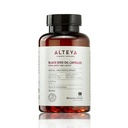 Alteya Organics Black Seed Oil and Rose Oil Complex Dietary Supplement with Milk Thistle Extract - 30 Servings