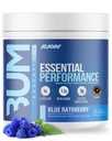 RAW Essential Performance Non-Stim Pre-Workout Powder - Preworkout for Endurance Strength & Focus Without Caffeine or Stimulants - Creatine Monohydrate, L-Citrulline & Beta Alanine - Blue Rathberry