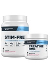 Transparent Labs Stim-Free Pre-Workout (30 Servings, Strawberry Lemonade) & Creatine HMB (30 Servings, Strawberry Lemonade)