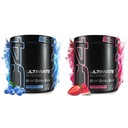 Cellucor C4 Ultimate Pre Workout Powder Bundle - ICY Blue Razz+Strawberry Watermelon - 300mg Caffeine + 3.2g Beta Alanine + 2 Patented Creatines - 20 Servings