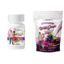 BariatricPal 30-Day Bariatric Vitamin Bundle (Multivitamin ONE 1 per Day! Capsule with 18mg Iron and Calcium Citrate Soft Chews 500mg with Probiotics - Wild Grape)