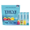 TREVI™ Sport Electrolytes Powder Packets Sugar Free - 800mg Sodium - 250mg Potassium - 100mg Magnesium - Water Drink Mix Rehydration Essentials - 20 Count - Variety Pack