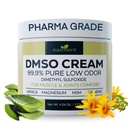 DMSO Cream 99.9% Pure Pharmaceutical Grade for Topical Muscle & Joint Comfort with MSM, Arnica & Magnesium - Support for Knees, Back, Shoulders and Workout Muscle Recovery