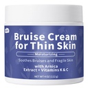 Bruise Cream Extra Strength Fast Healing Thin Skin – Fast-Acting Relief for Bruising & Swelling – Enriched with Arnica Montana & Vitamins K, C & E – Moisturizing, Non-Greasy – 4 oz