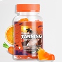 Vegan Beauty Gummies with Astaxanthin & Lycopene, Natural Skin Hydration & Anti-Aging Supplement, Beta Carotene, Vitamins A, C, D3 for Women, Immune Support, Marine Collagen Alternative