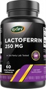 Oxify Lactoferrin 250 mg | 60 Vegetarian Capsules | Gluten-Free, Non-GMO | Supplement Made in USA