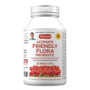 ANDREW LESSMAN Ultimate Friendly Flora Probiotic 30 Capsules - 25 Billion CFU, Comprehensive Blend of Five Probiotic Strains, Powerful Immune and Digestive Support. Probiotics for Women or Men