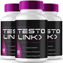 Testo Link Capsules, Official TestoLink Supplement Pills - Maximum Strength, All Natural Formula for Energy, Stamina and Performance, Premium Testo Link Health Pills Reviews (3 Pack)