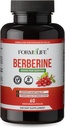 Berberine 500mg - Suplemento bereberina ← Apoya GLP-1, AMPK Activador, Metabollic Wellnes, Berberine HCL 500mg para Hombres de Estilo de Vida Saludable, 60 cápsulas, No GMO, Vegan, Made in USA
