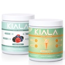 Kiala Nutrition Super Greens, Organic Greens Powder, Spirulina & Chlorella Superfood Powder, Sugar & Gluten Free Vegan, Spectra Blend, Mixed Berry, Orange Sherbet 2 Pack