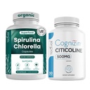Teaveli Citicoline with Spirulina Chlorella Bundle