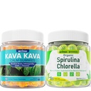 Nextdia Spirulina Chlorella, Kava Kava Gummies, 2 Pack