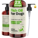 Deley Naturals Fish Oil for Dogs - Itch Relief for Dogs with Omega 3 6 9 for Skin, Joints, Heart and Brain Health - Icelandic Omega 3 Fish Oil for Dogs Skin Irritation - 32oz Omega Oil Made in USA