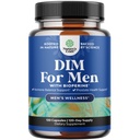 Natures Craft DIM Supplement for Men - DIM Estrogen Blocker for Men for Hormone Balance & Prostate Health - Diindolylmethane Complex with Panax Ginseng, Bioperine, Grapeseed & Astragalus - 120 Count