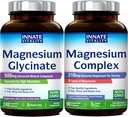 Innate Vitality Magnesium Glycinate 240 Vegan Capsules and Innate Vitality 4 in 1 Magnesium Complex 90 Vegan Capsules