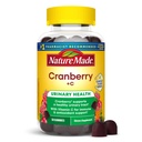 Nature Made Cranberry with Vitamin C Gummies for Adults, Urinary Tract Health for Women and Men, Cranberry Supplement, 50 Gummies, 25 Day Supply