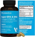 High-Potency, Super EPA/DHA Fish Oil 750mg of Essential Omega-3 Fatty Acids