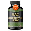 Gade Nutrition NAC Supplement n-Acetyl cysteine with Quercetin & Zinc | Immune Support Supplement with n Acetyl cysteine | Vegetable Capsules | USA Made