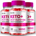 Bliss Keto ACV Gummies, Bliss ACV Supplement Gummies - Maximum Strength, BlissKeto+ ACV Gummys, All Natural Support Formula Keto+ACV Advanced Formula Reviews (3 Pack)