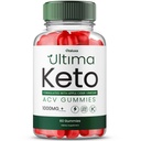 Ultima Keto ACV Gummies - Ultimate Keto Plus ACV Apple Cider Vinegar 525 MG Per Gummy, Ultimaketo+ACV Supplement All Natural Premium Ingredient Advanced Formula (60 Gummies)