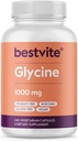 Glicina mejorVITE 1000mg por cápsula (240 cápsulas vegetarianas) - No Stearates - Vegan - No GMO - Gluten Gratis