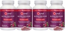 Qunol Blood Pressure Support, 3 in 1 Beets + CoQ10 + Grape Seed Extract, Beet Root Capsules that Supports Healthy Blood Circulation & Heart Healthy Energy, 120 Count (Pack of 2)