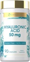 Carlyle Hyaluronic Acid Supplement | 50 mg | 90 Capsules | Non-GMO & Gluten Free