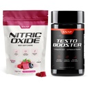 Snap Supplements Nitric Oxide Beet Root Soft Chews + Testo Booster Bundle, 60 Sugar-Free Soft Chews + 90 Vegetarian Capsules