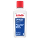 Band-Aid Brand Antiseptic Cleansing Liquid, First Aid Antiseptic Wash Relieves Pain & Kills Germs, with Benzalkonium Cl Wound Antiseptic & Lidocaine HCl Topical Analgesic, 6 fl. oz