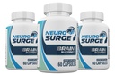 (3 Pack) Neuro Surge Brain and Memory Support Supplement, Neuro Surge Pills Premium Formula, 180 Capsules
