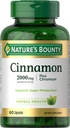 Nature's Bounty Cinnamon Plus Chromium Capsules, 60 Count