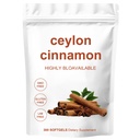 Ceylon Cinnamon Capsule-Highly Bioavailable Herbal Supplement Made with True Ceylon Cinnamon – Non-GMO, Gluten Free – Gentle Daily Support-300 Capsule