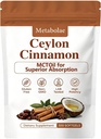 Metabolae Ceylon Cinnamon Capsules with MCT Oil, High Absorption, Non-GMO, Gluten Free, 300 Softgels (1)