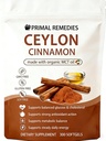 Primal Remedies Ceylon Cinnamon 7200MG with MCT Oil – 300 Softgels – GMO-Free, Gluten-Free, Soy-Free，Premium Ceylon Cinnamon Formula