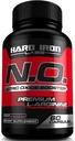 N.O. Nitric Oxide Booster with L-Arginine, L-Citrulline - Non-GMO, Gluten-Free, Vegan - Pre-Workout Supplement for Muscle Growth, Stamina, Energy, Pumps, Vascularity - 60 Capsules